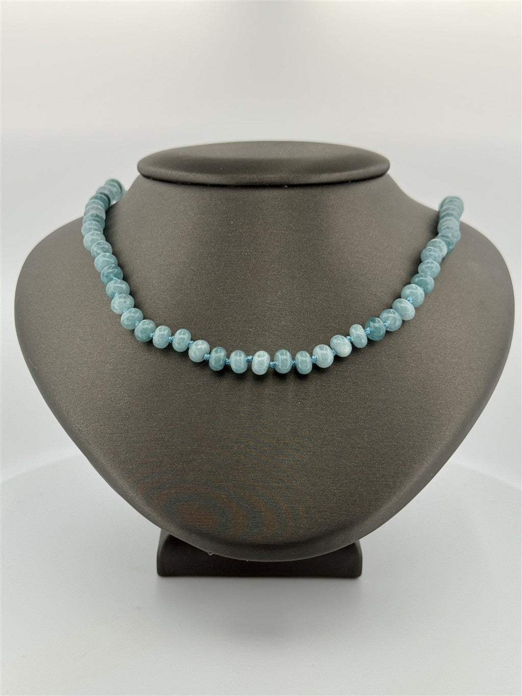 Light Blue Beaded Necklace