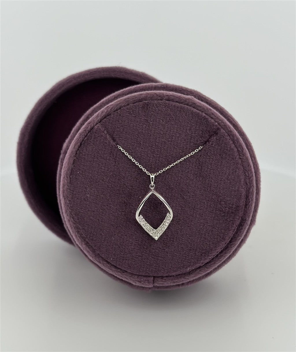 White Gold Diamond Necklace