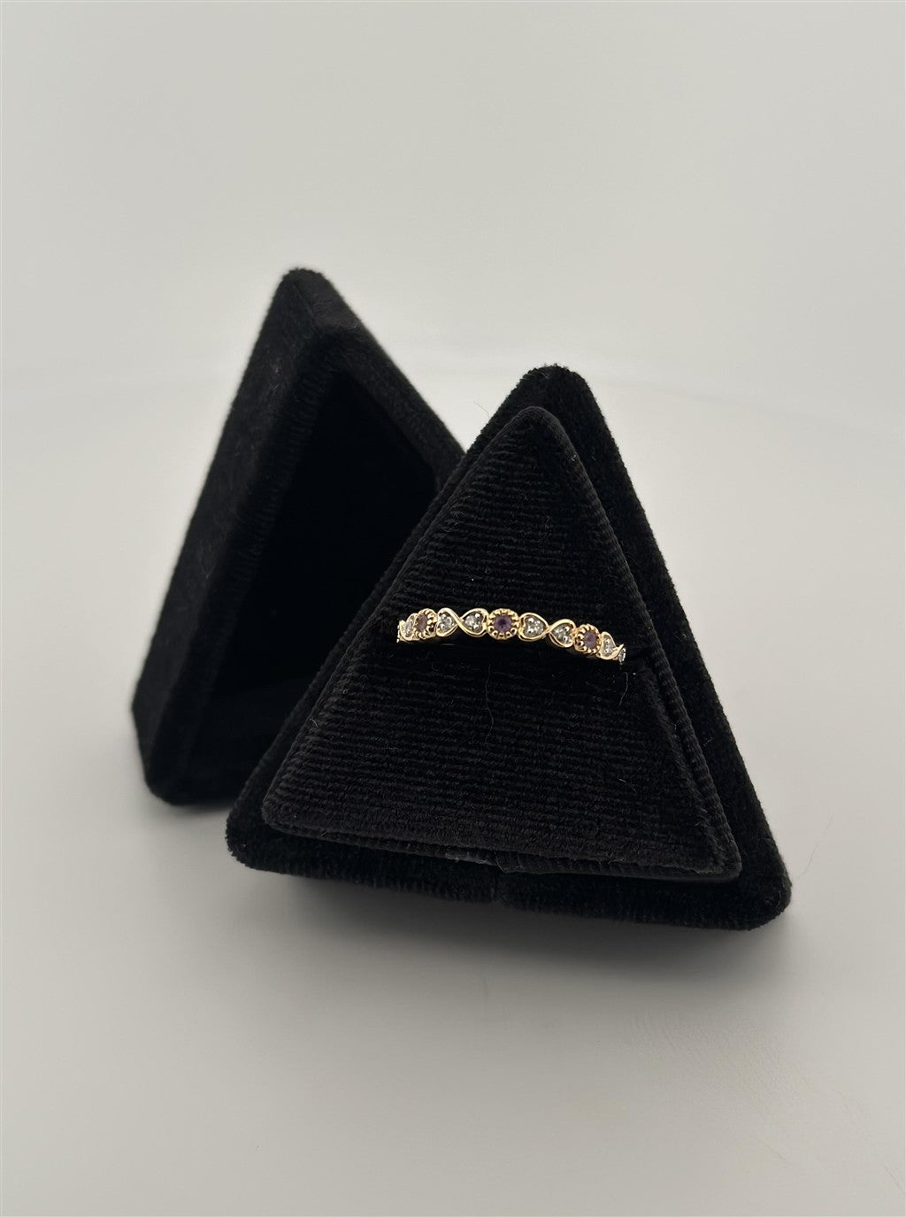 Yellow Gold Amethyst Ring