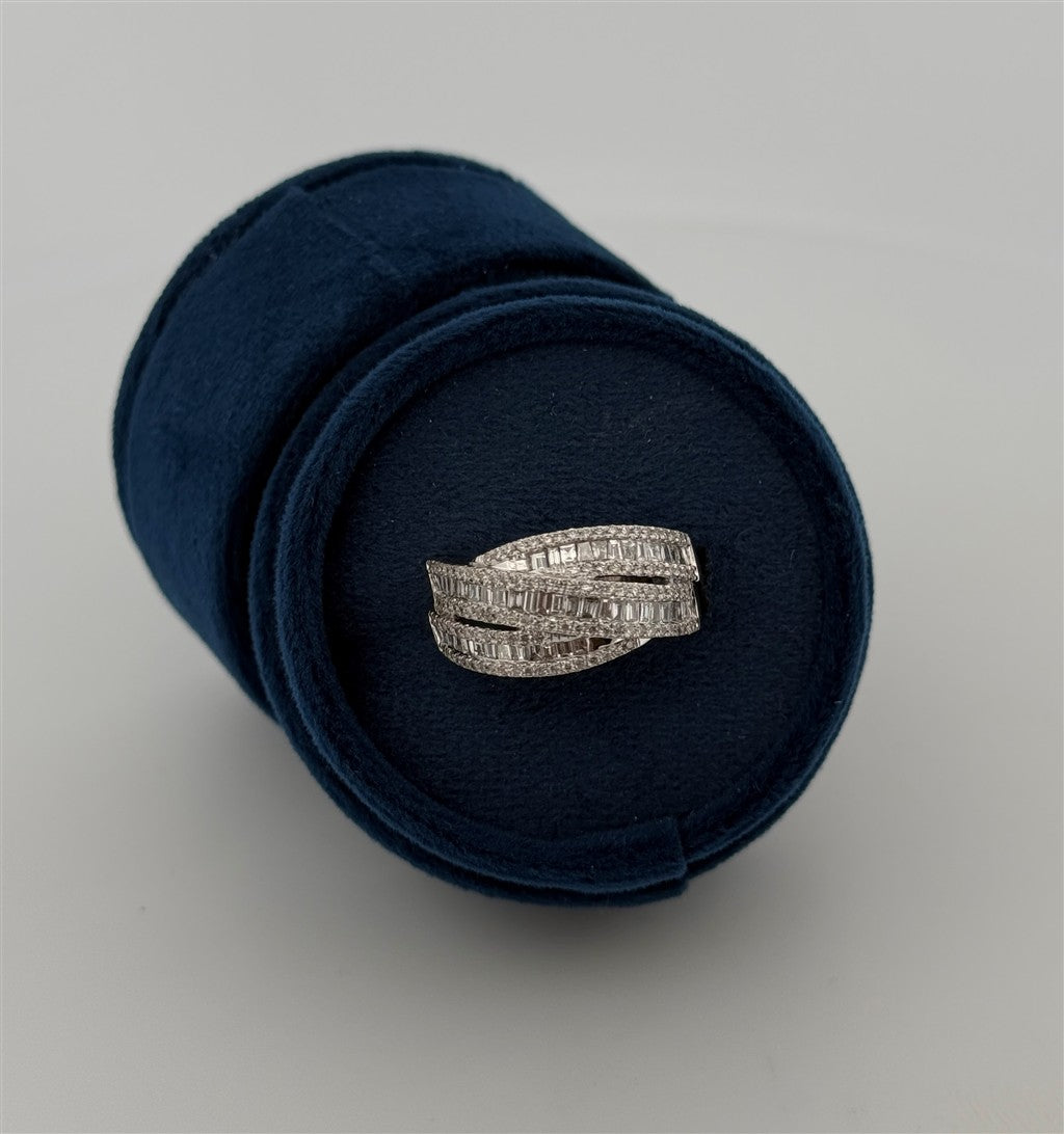 White Gold Diamond Anniversary Ring