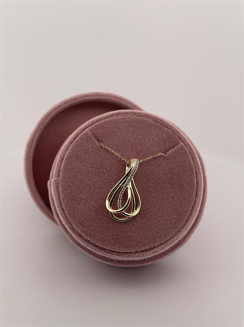 Yellow Gold Diamond Accented Necklace