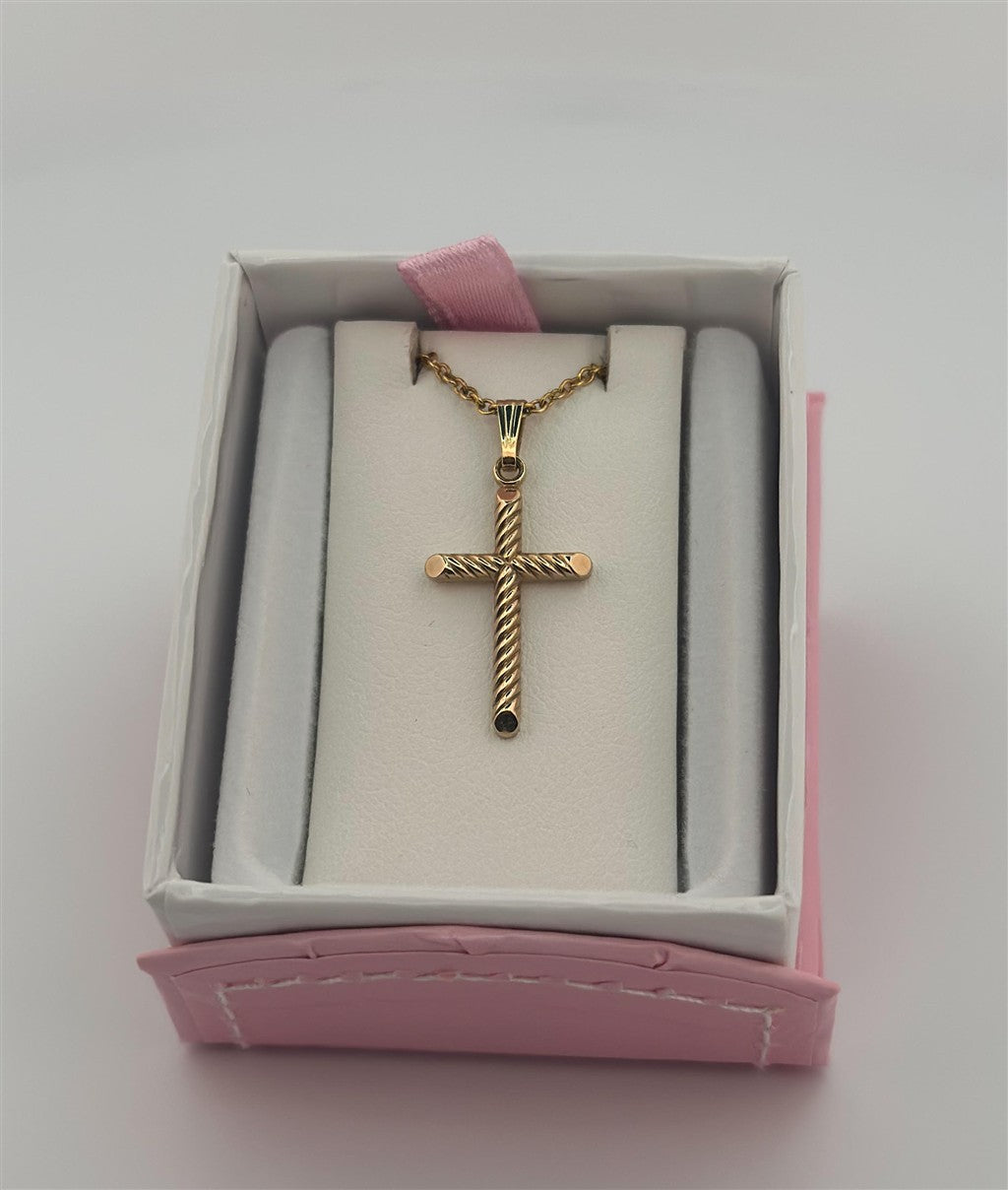 Yellow Gold Filled Cross Necklace