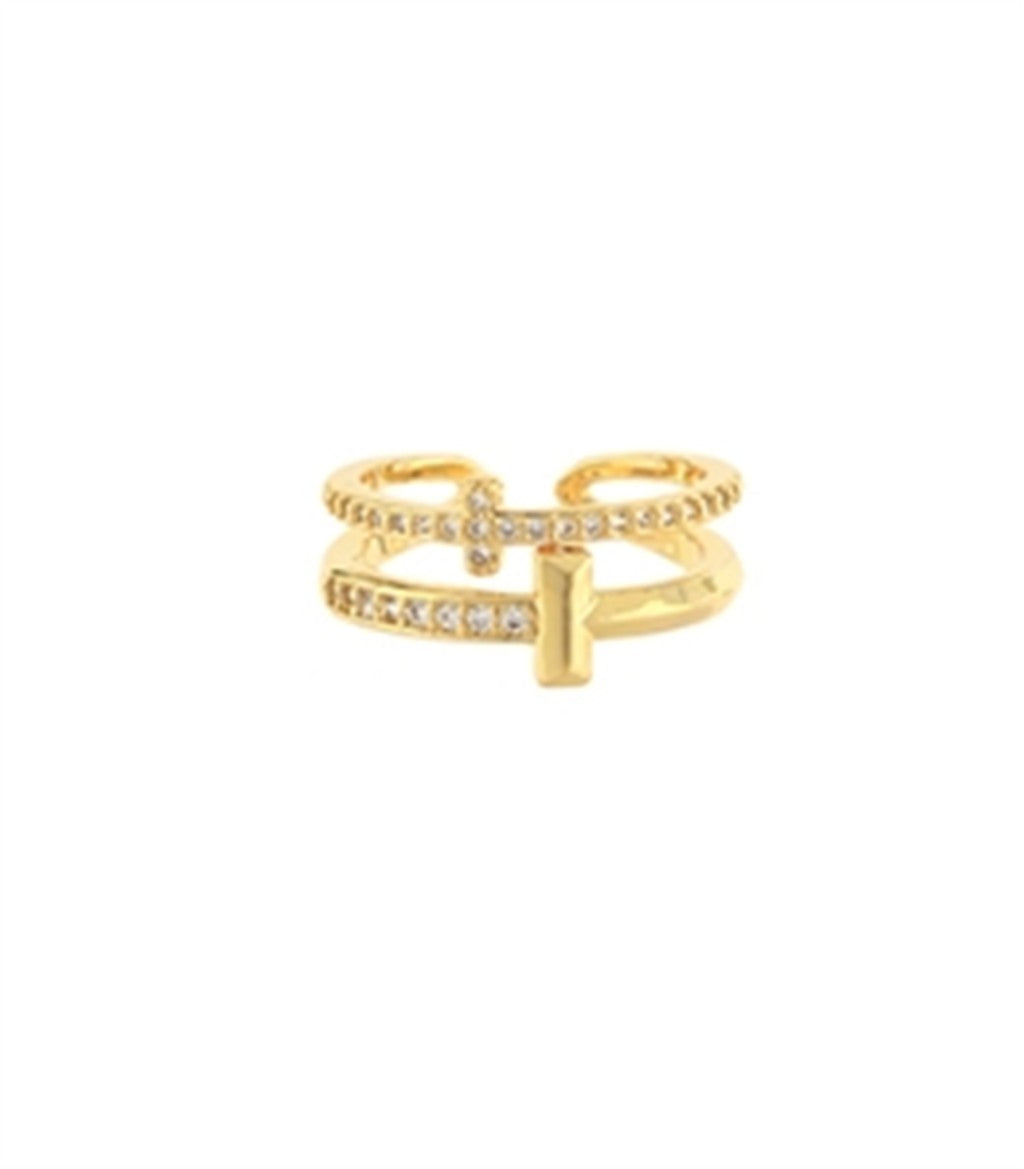 Trendy Cross Ring