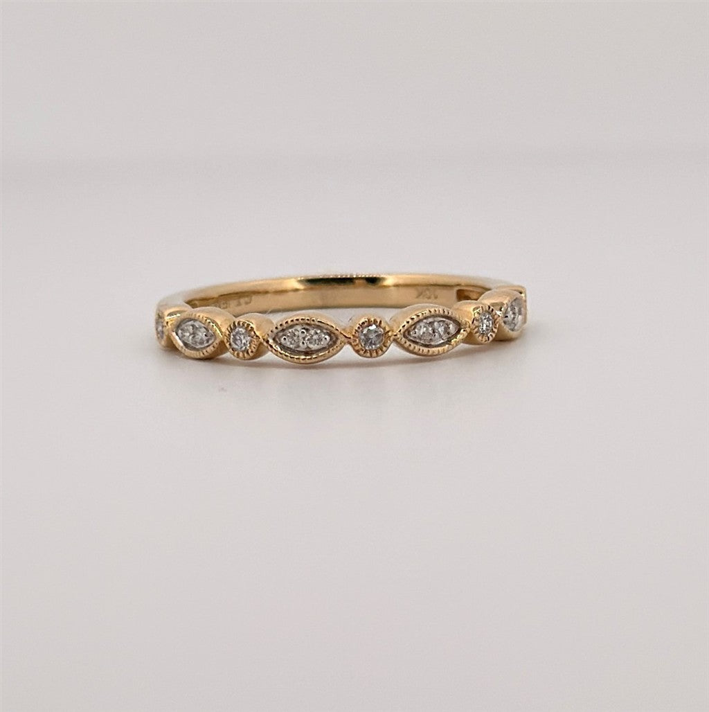 Yellow Gold Vintage Stackable Ring