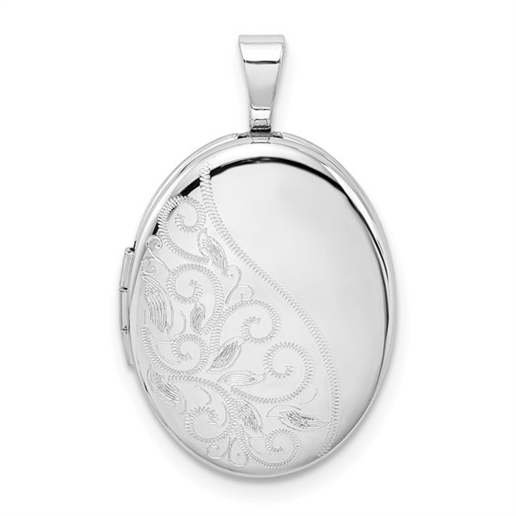 Sterling Silver Oval Locket