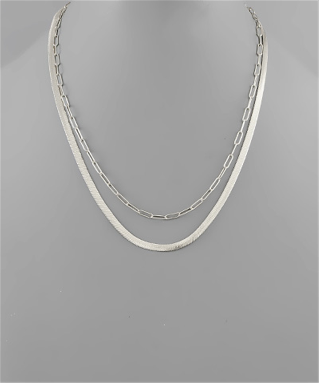 Trendy Layered Chain Necklace