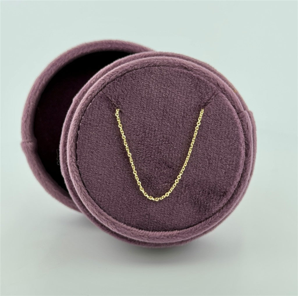 Yellow Gold 16" Cable Chain