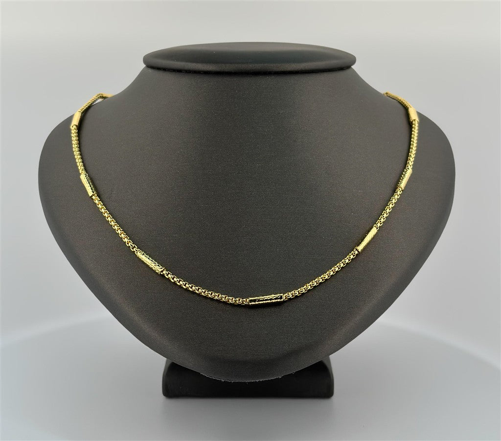 Gold Filled Beaded Necklace