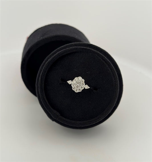 White Gold Diamond Fashion Ring