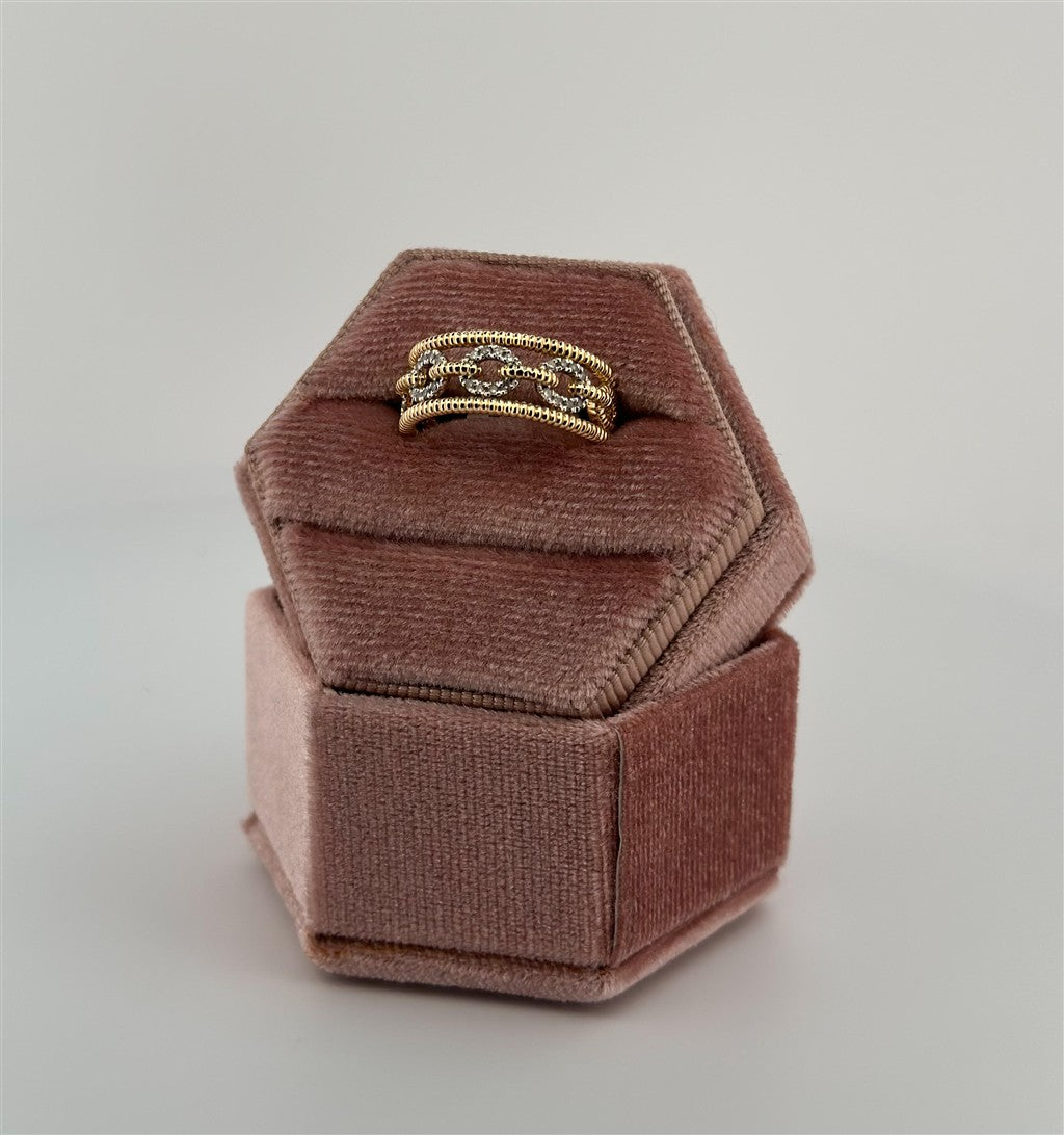 Yellow Gold Diamond Band