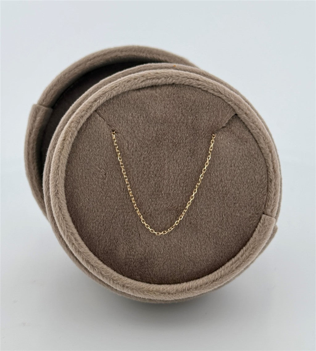 Yellow Gold Adjustable Chain