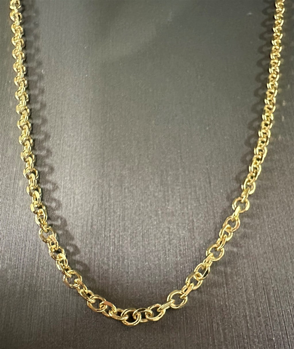 Yellow Gold 18" Linked Chain