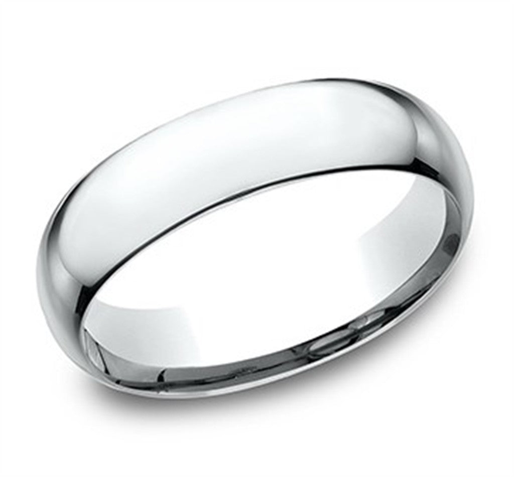 White Gold Wedding Band