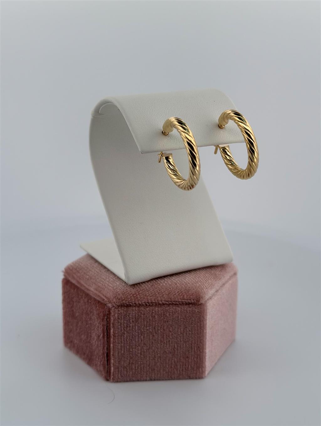 Yellow Gold Hoop Earrings