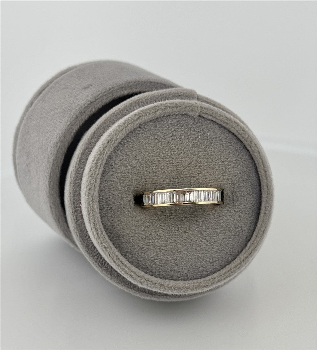 Yellow Gold Diamond Channel Set Band