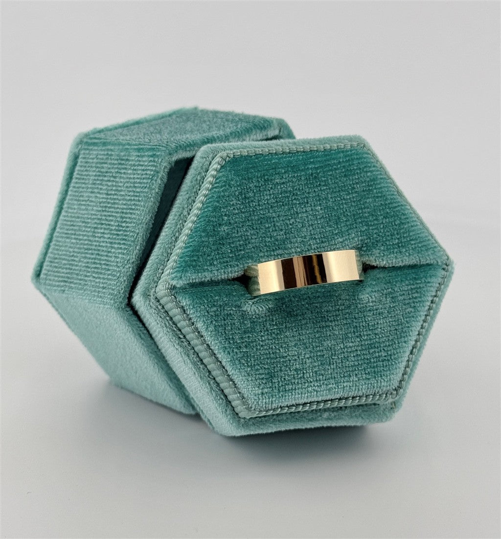 Yellow Gold Flat Band
