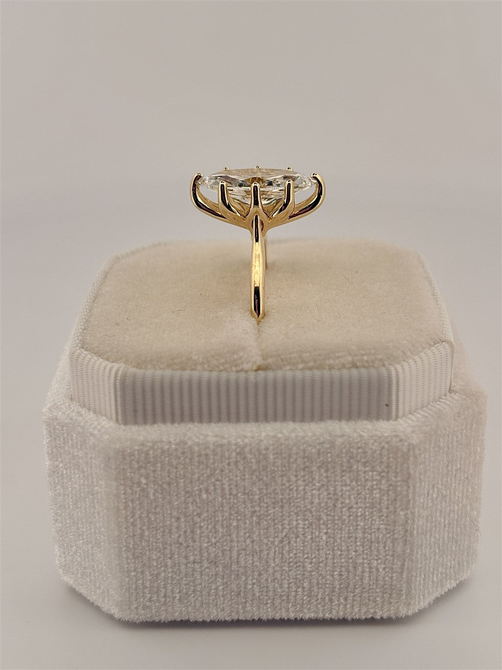 Yellow Gold Lab Diamond Engagement Ring