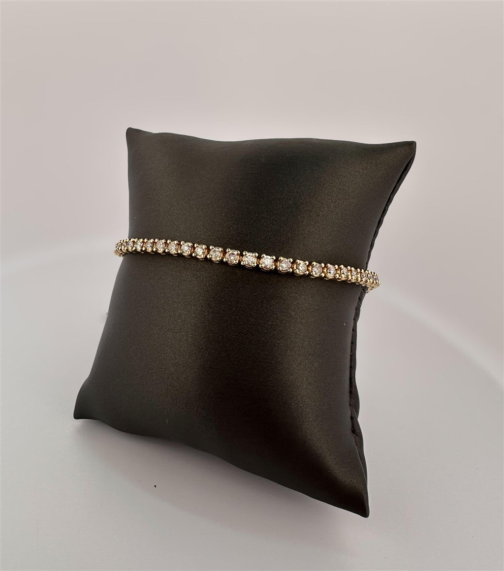 Yellow Gold Diamond Bracelet