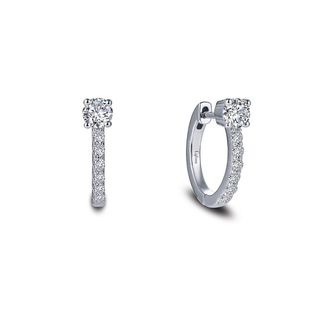 Lafonn Dainty Huggie Hoop Earrings