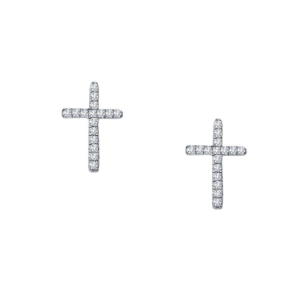 Lafonn Cross Stud Earring
