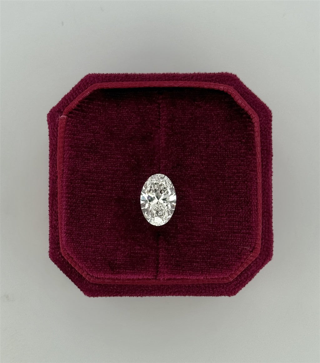 2.55 Carat Lab Grown Oval Diamond