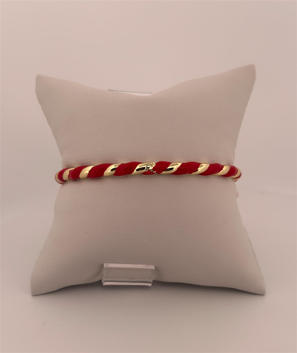 Trendy Red Cuff Bracelet