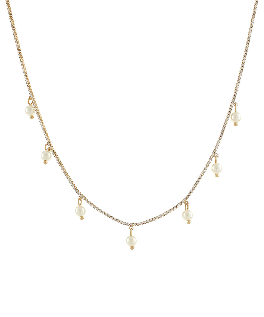 Pearl Station Necklace