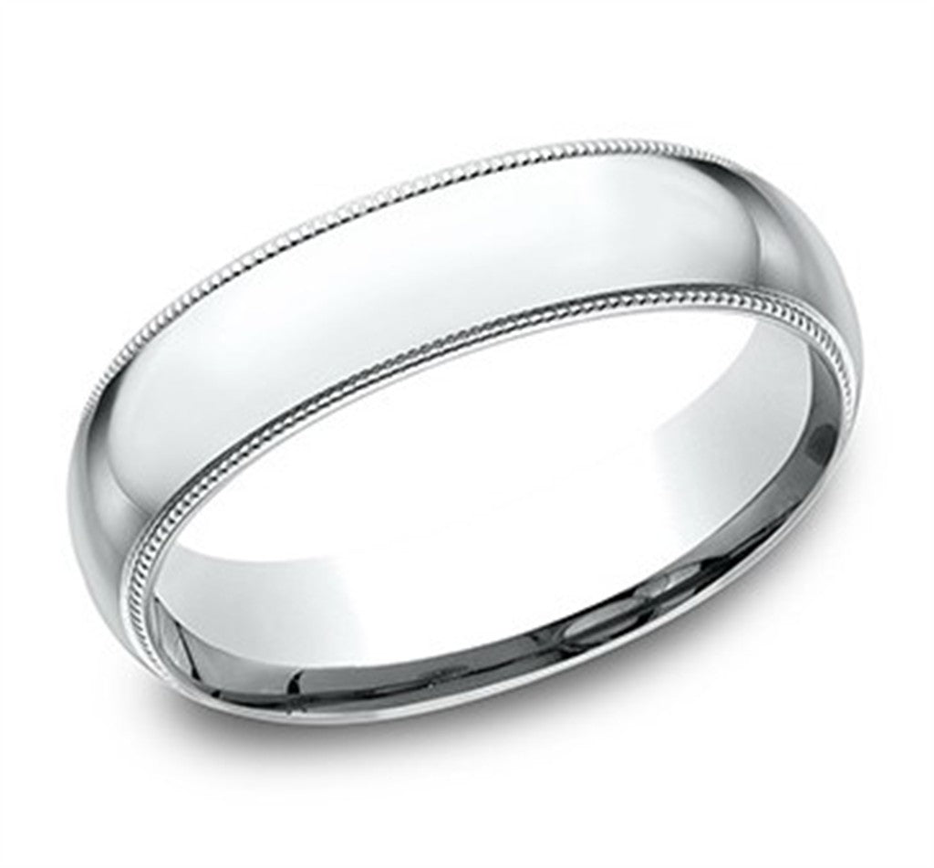White Gold Wedding Band