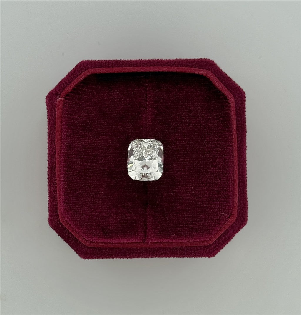 4.01 Carat Lab Grown Cushion Diamond