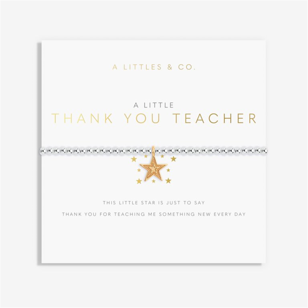 Thank You Teacher Bracelet