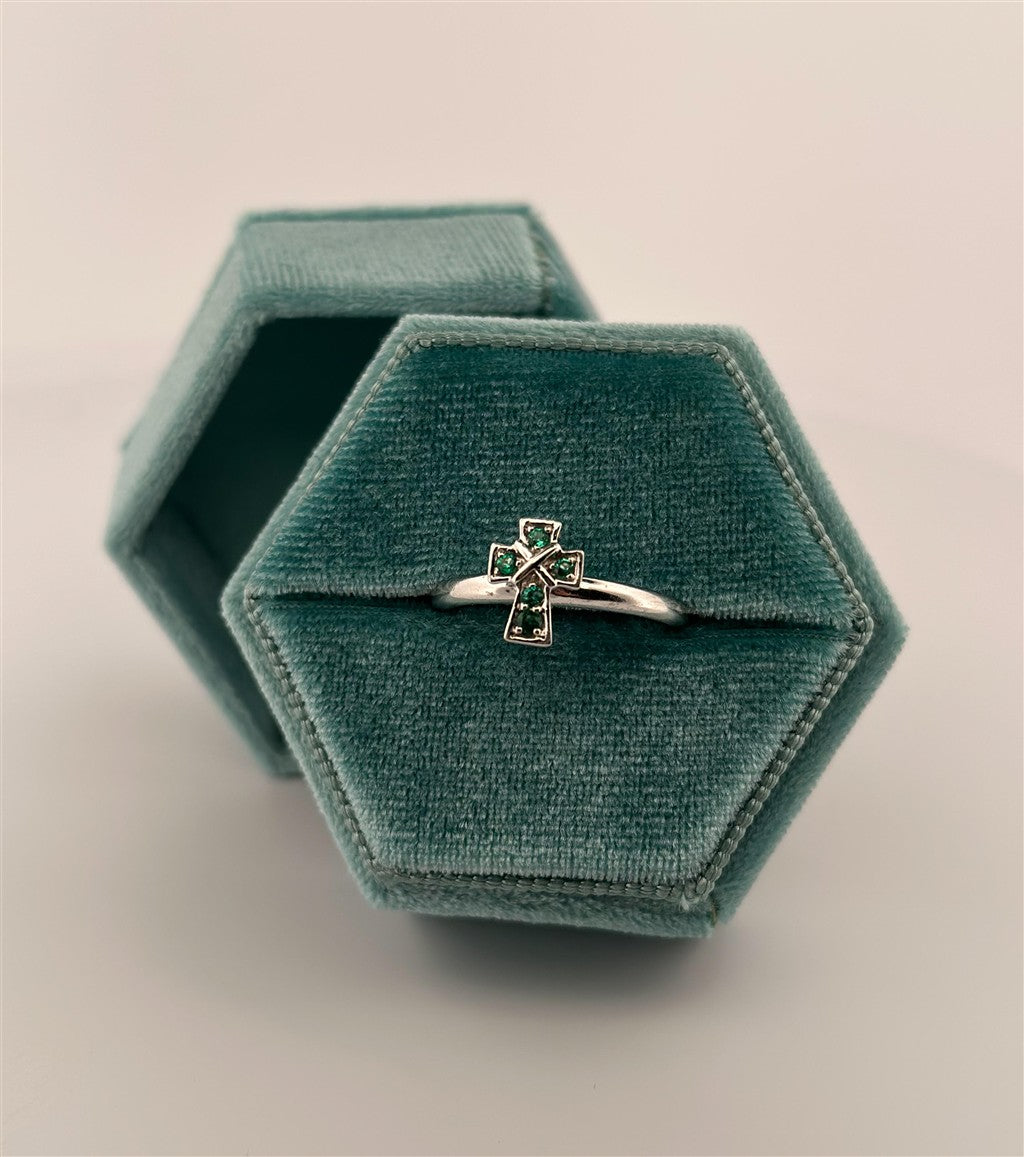 Sterling Silver Cross Ring