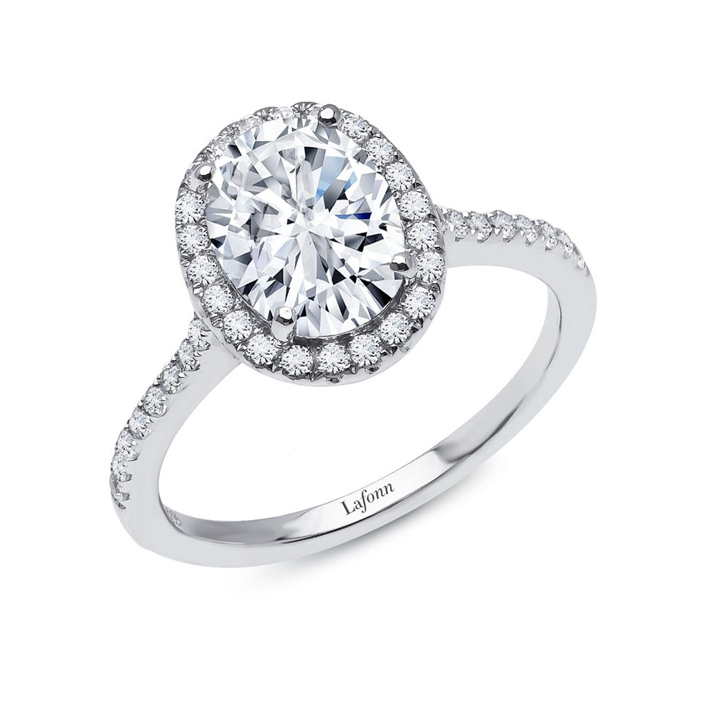 Lafonn 2.26 Ctw Halo Engagement Ring