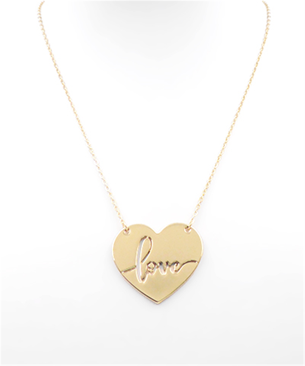 Trendy Love Heart Necklace
