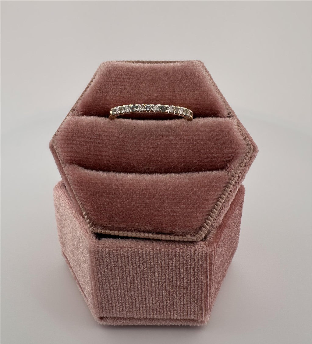 Yellow Gold December Birthstone Stackable Ring