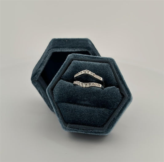 White Gold Diamond Ring Guard