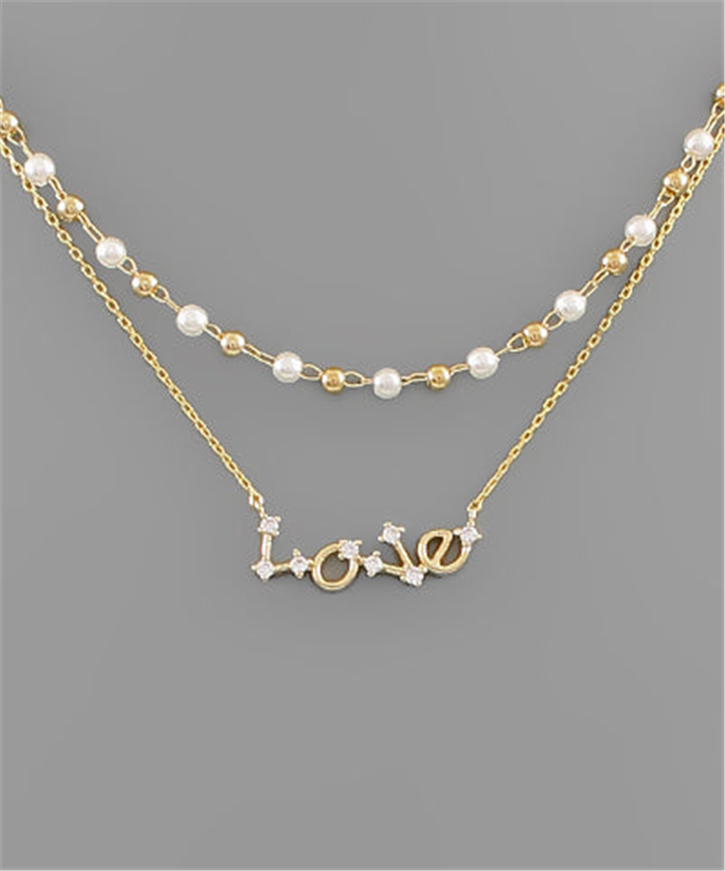 Cz Layered Necklace