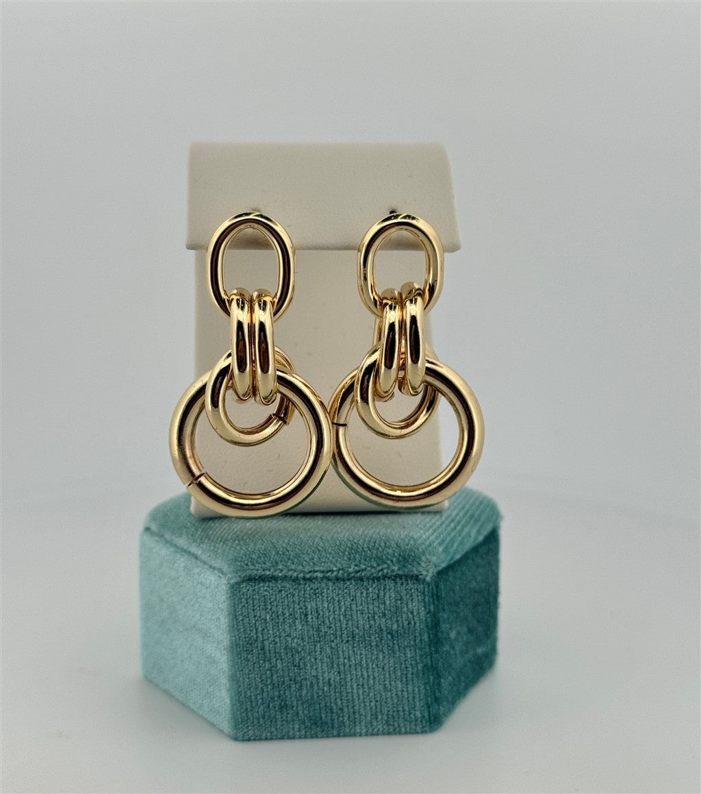 Trendy Dangle Stud Earrings