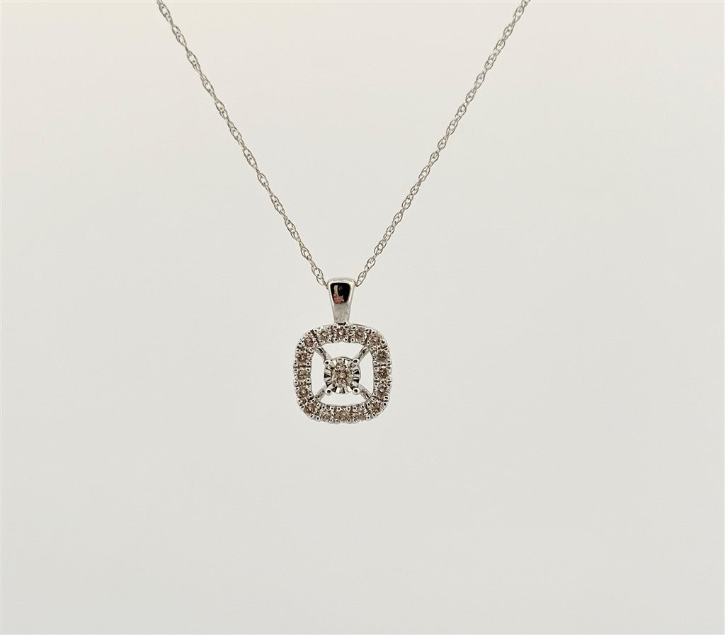 White Gold Diamond Necklace