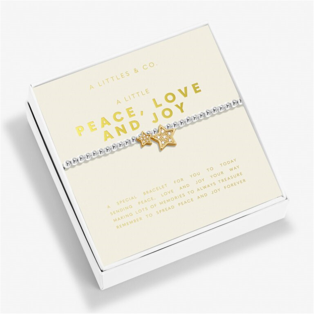 Peace Love And Joy Bracelet