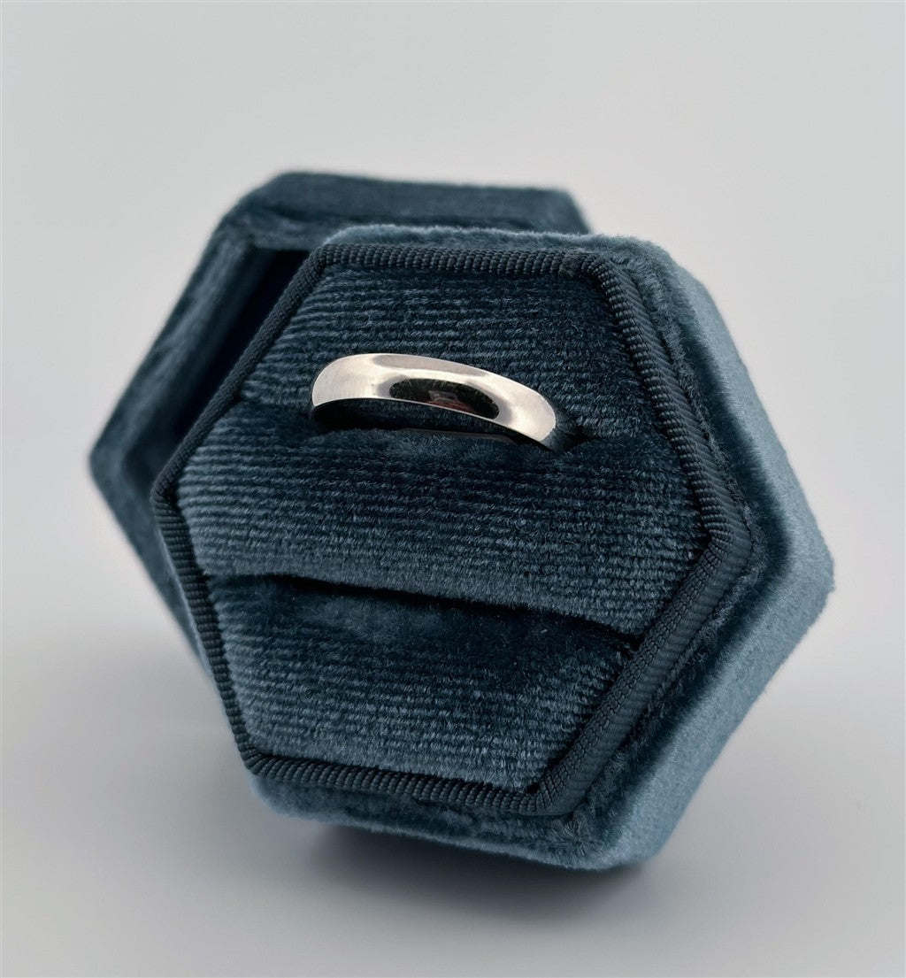 White Gold Wedding Band