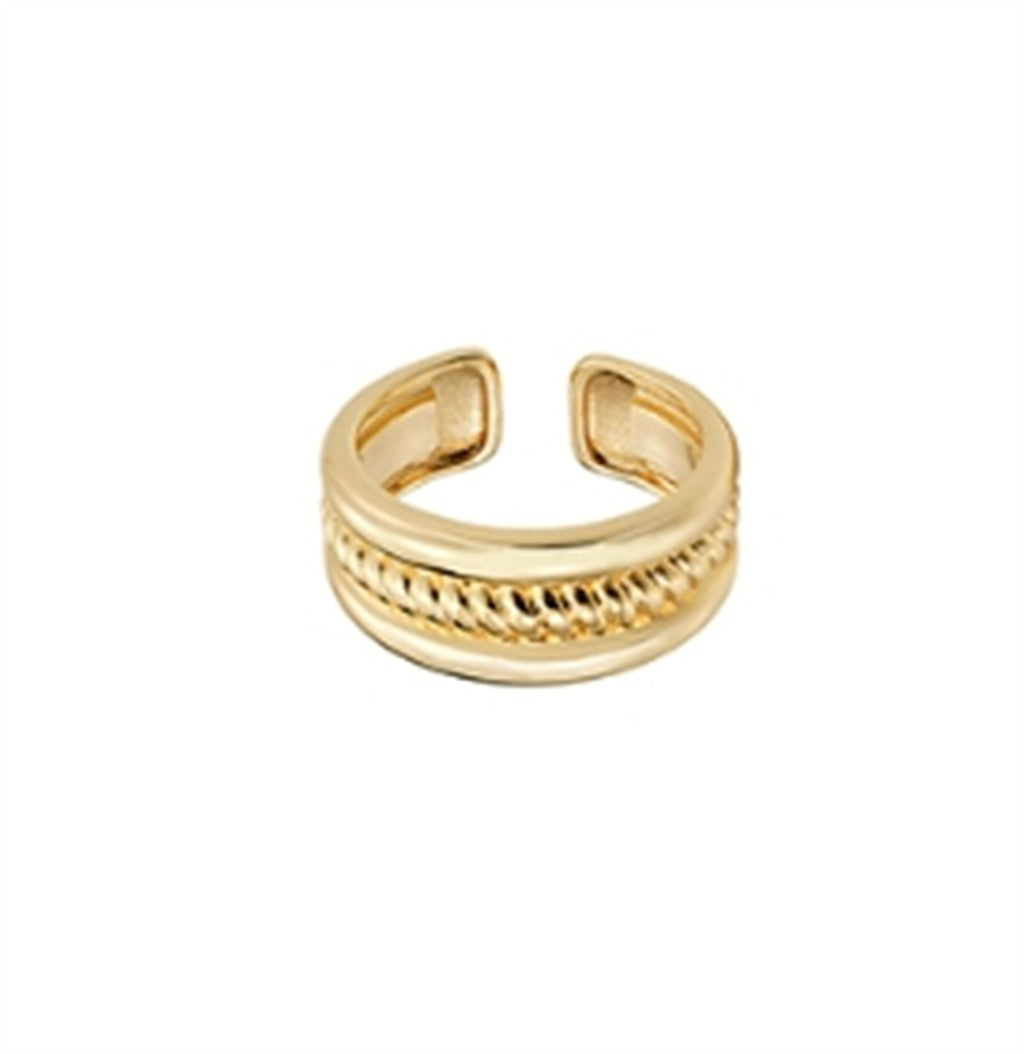 Trendy Textured Ring