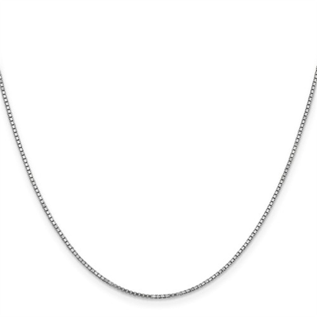 White Gold Box Chain