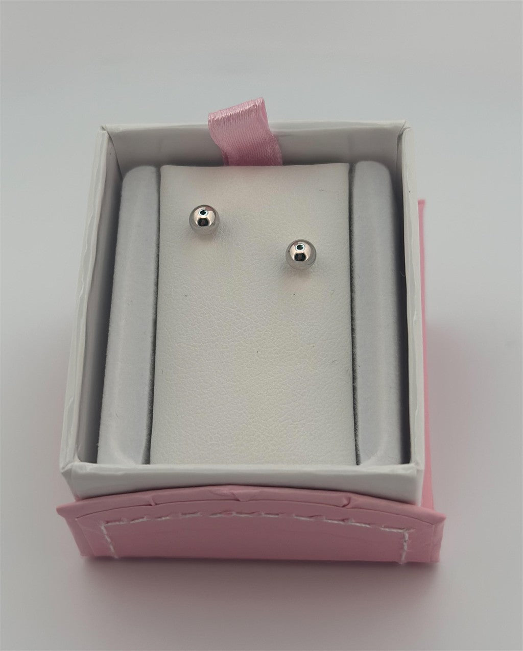 Sterling Silver Ball Stud Earrings