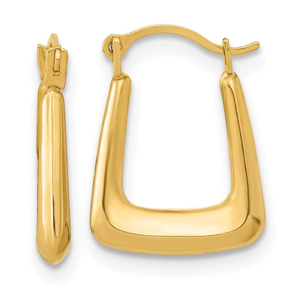 Yellow Gold Hoop Earrings