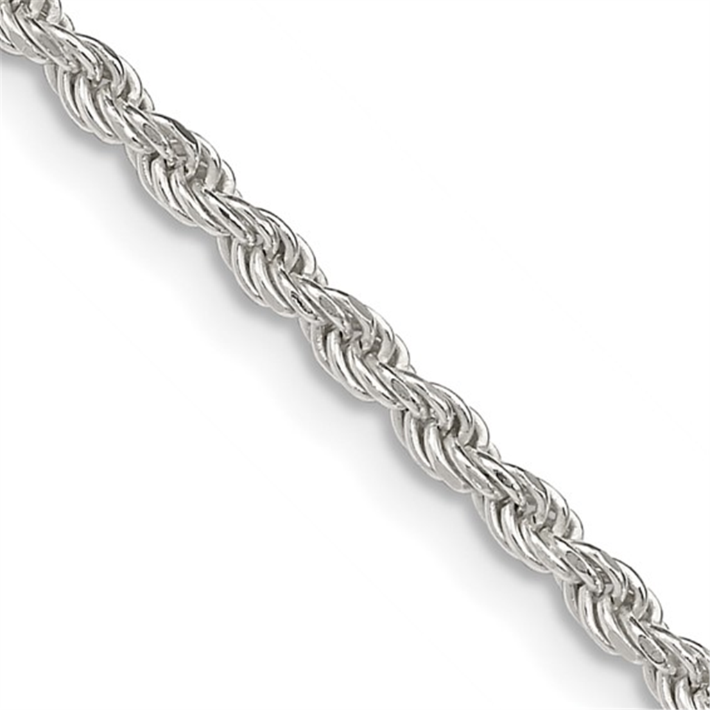 Sterling Silver 30" Rope Chain