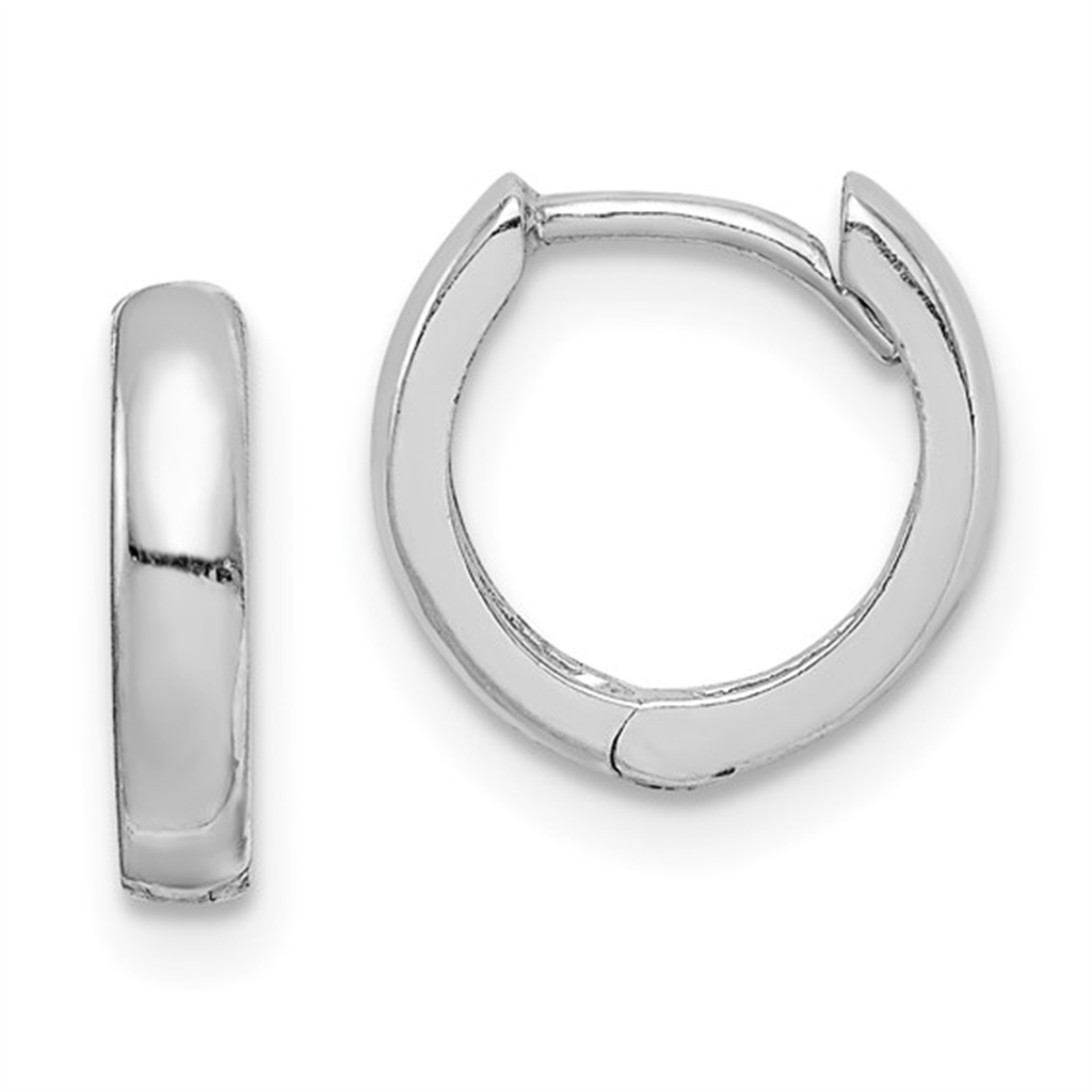 Sterling Silver Huggie Hoop Earrings