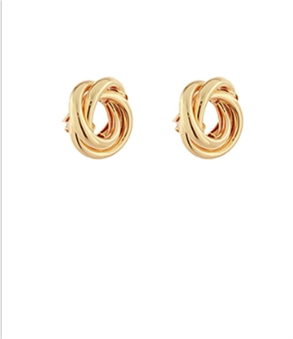 Trendy Love Knot Clip On Earrings