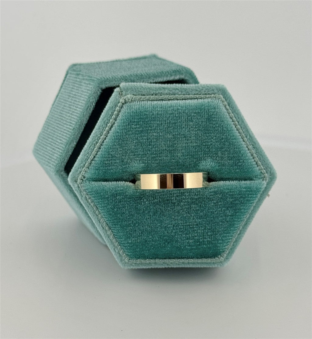 Yellow Gold Flat Band