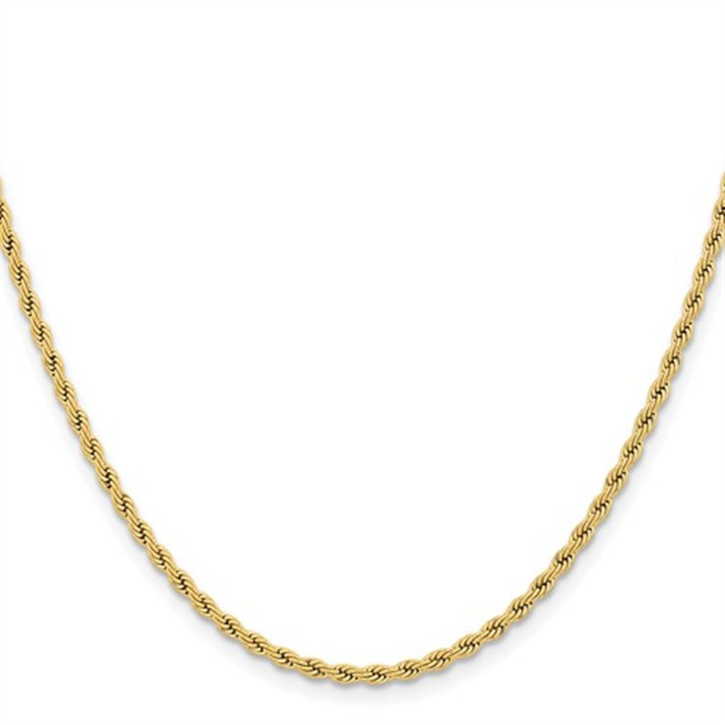Gold Plated 18" Rope Chain