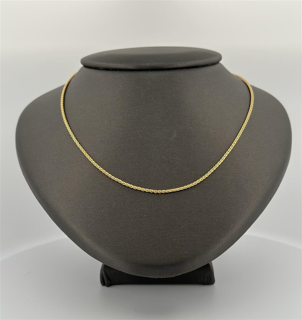 Gold Filled 18" Solid Rope Chain
